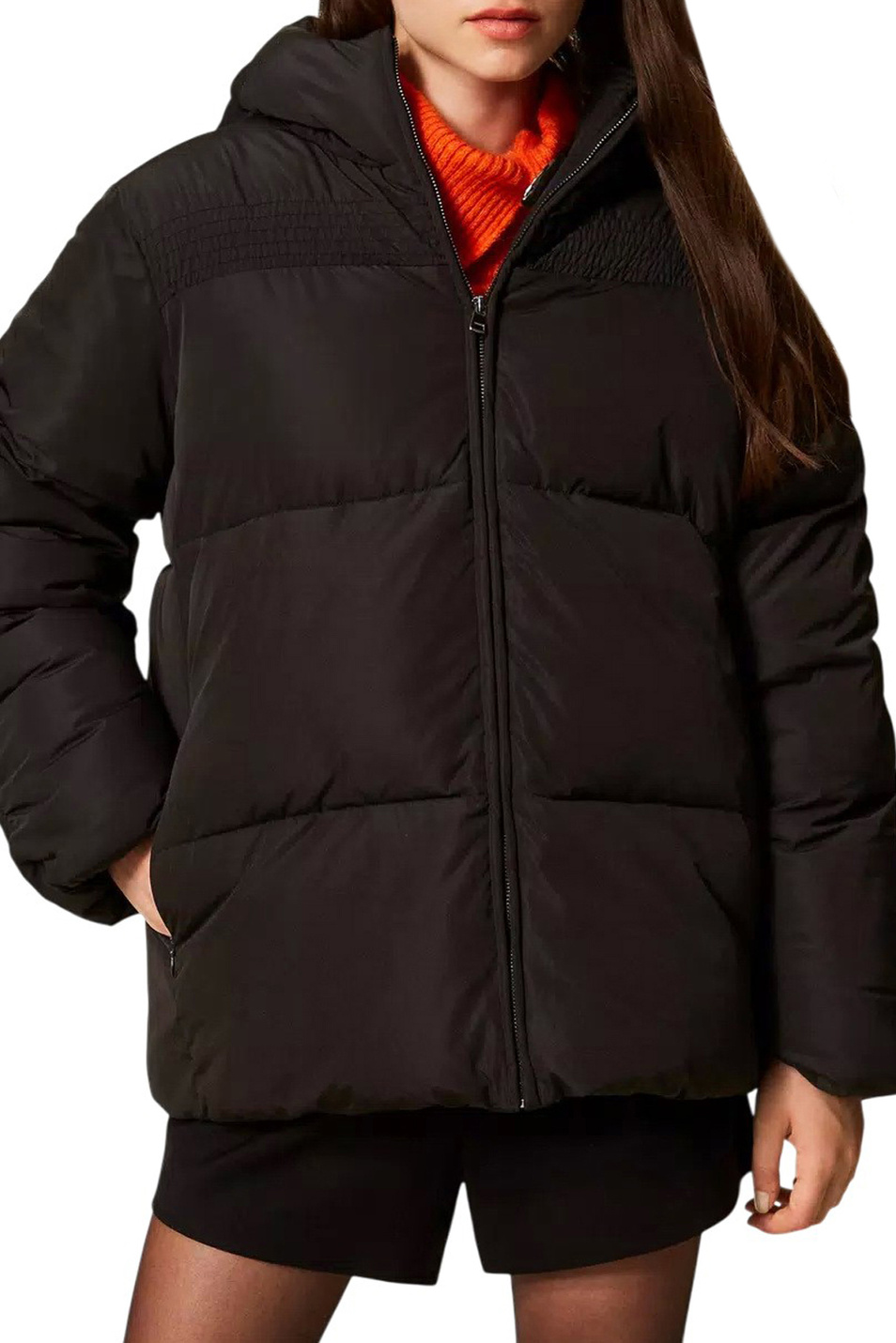 Женский TWINSET Milano Куртка стеганая с капюшоном (цвет ), артикул 252AT2170 | Фото 3