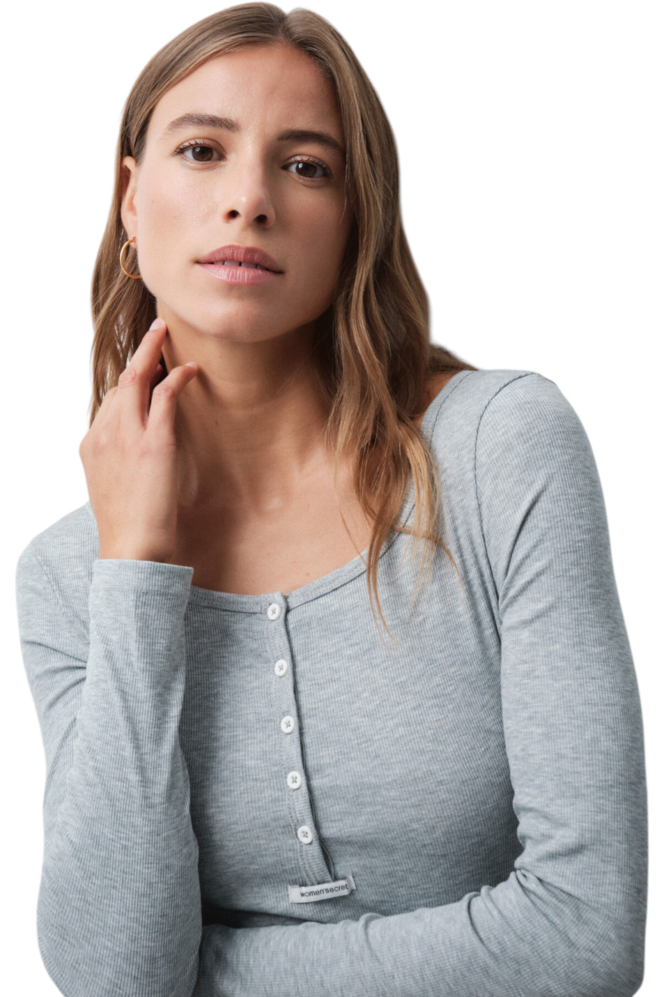 Боди|Основной цвет:Серый Женский Women'secret Боди (цвет ), артикул 7664648 | Фото 4