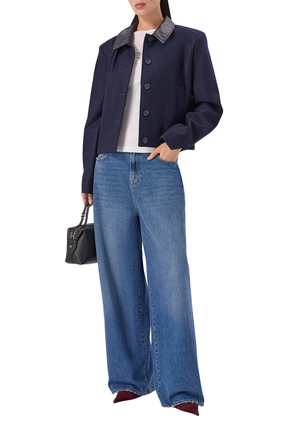 Женский 7 for all Mankind Джинсы из эластичного хлопка (цвет ), артикул 7U4P0C65 | Фото 3
