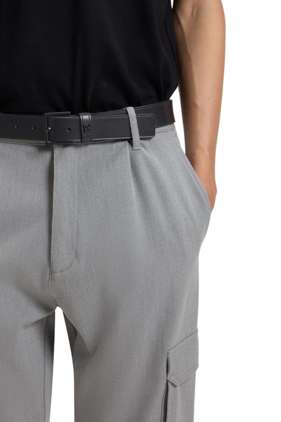 Мужской HUGO Ремень Giove из натуральной кожи (цвет ), артикул 50522495 | Фото 3