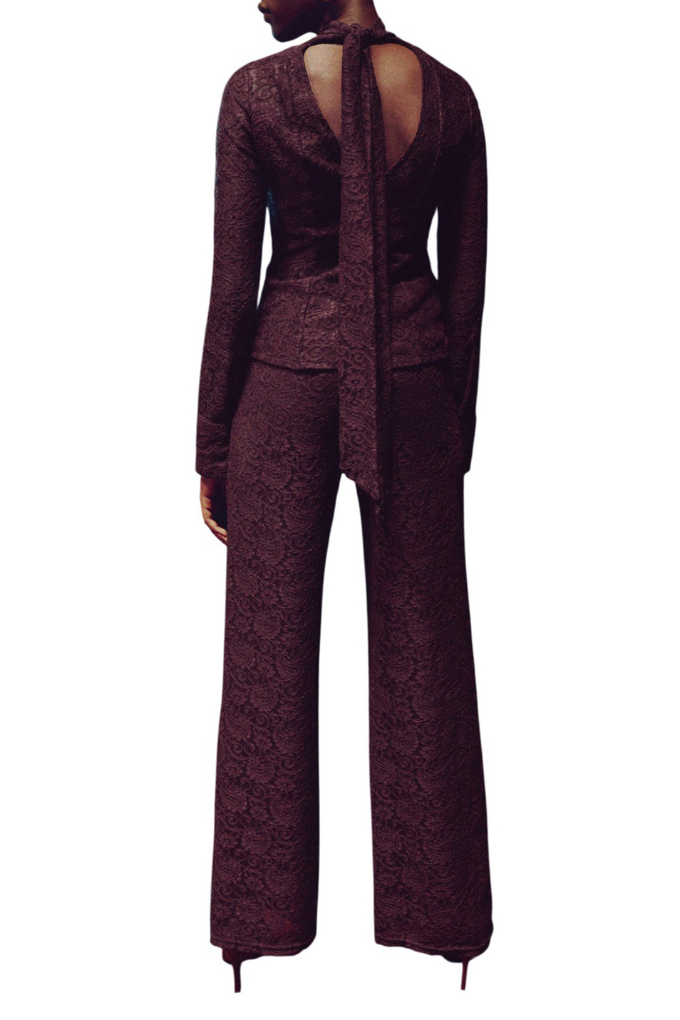 Женский Mango Блузка XGRACE кружевная (цвет ), артикул 17039112 | Фото 3