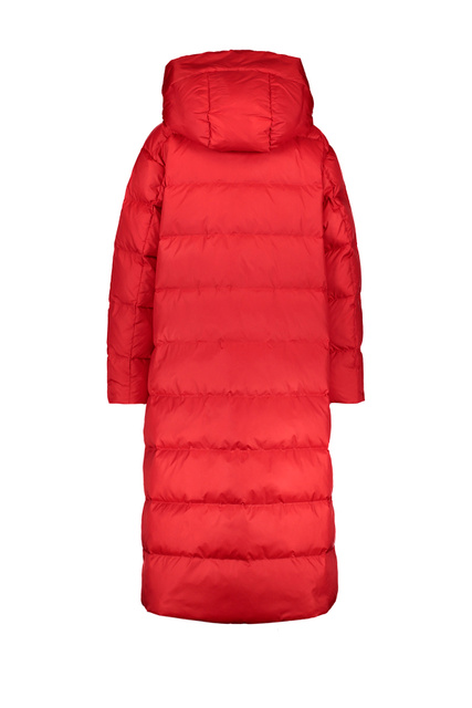 Стеганое пальто с капюшоном|Основной цвет:Красный|Артикул:850238-31127 | Фото 2