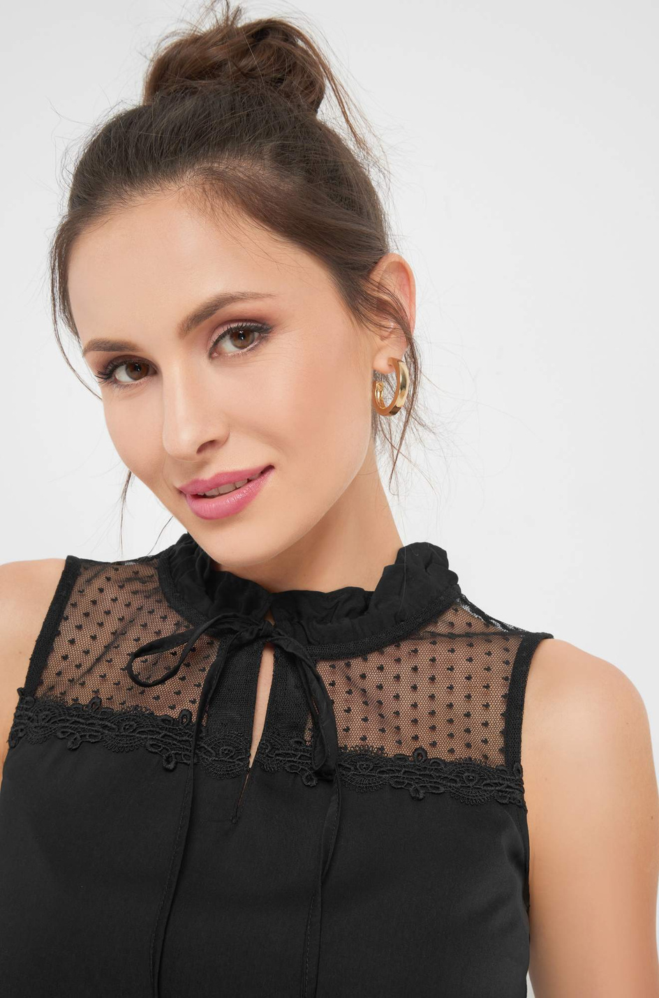Orsay женская блузка черный цвет, размер , цена 47.99 BYN