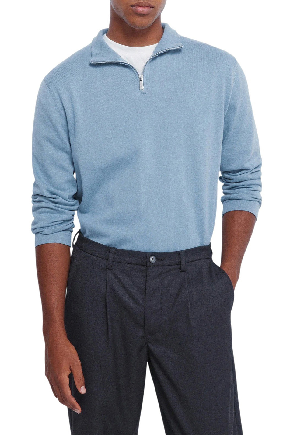 Мужской Springfield Джемпер с воротником на молнии (цвет ), артикул 1402512 | Фото 1