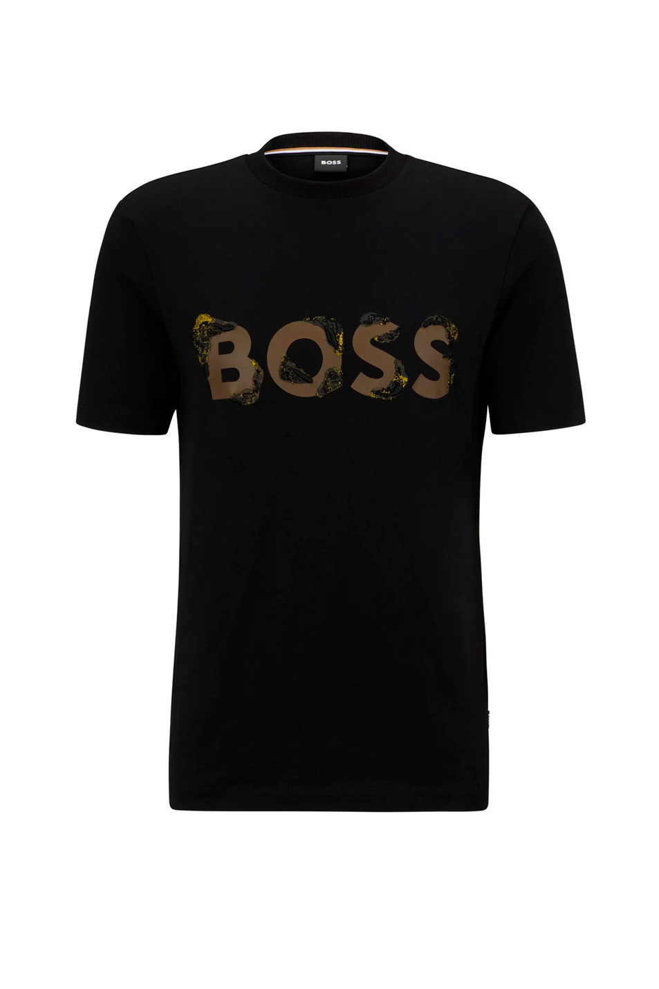 Мужской BOSS Футболка из натурального хлопка с логотипом (цвет ), артикул 50499584 | Фото 1