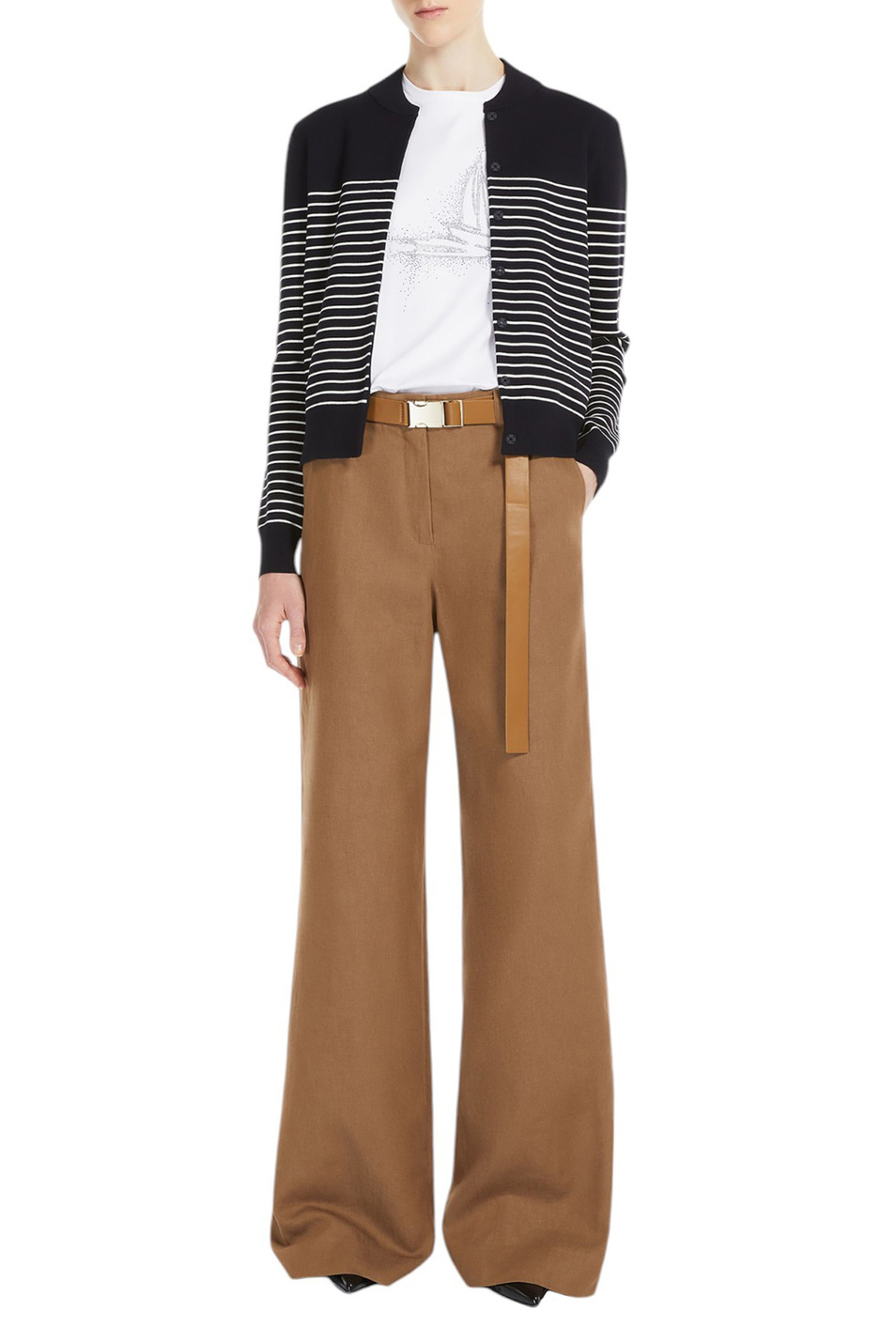 Женский Max Mara Футболка LAGHI из хлопка (цвет ), артикул 2516941011 | Фото 2