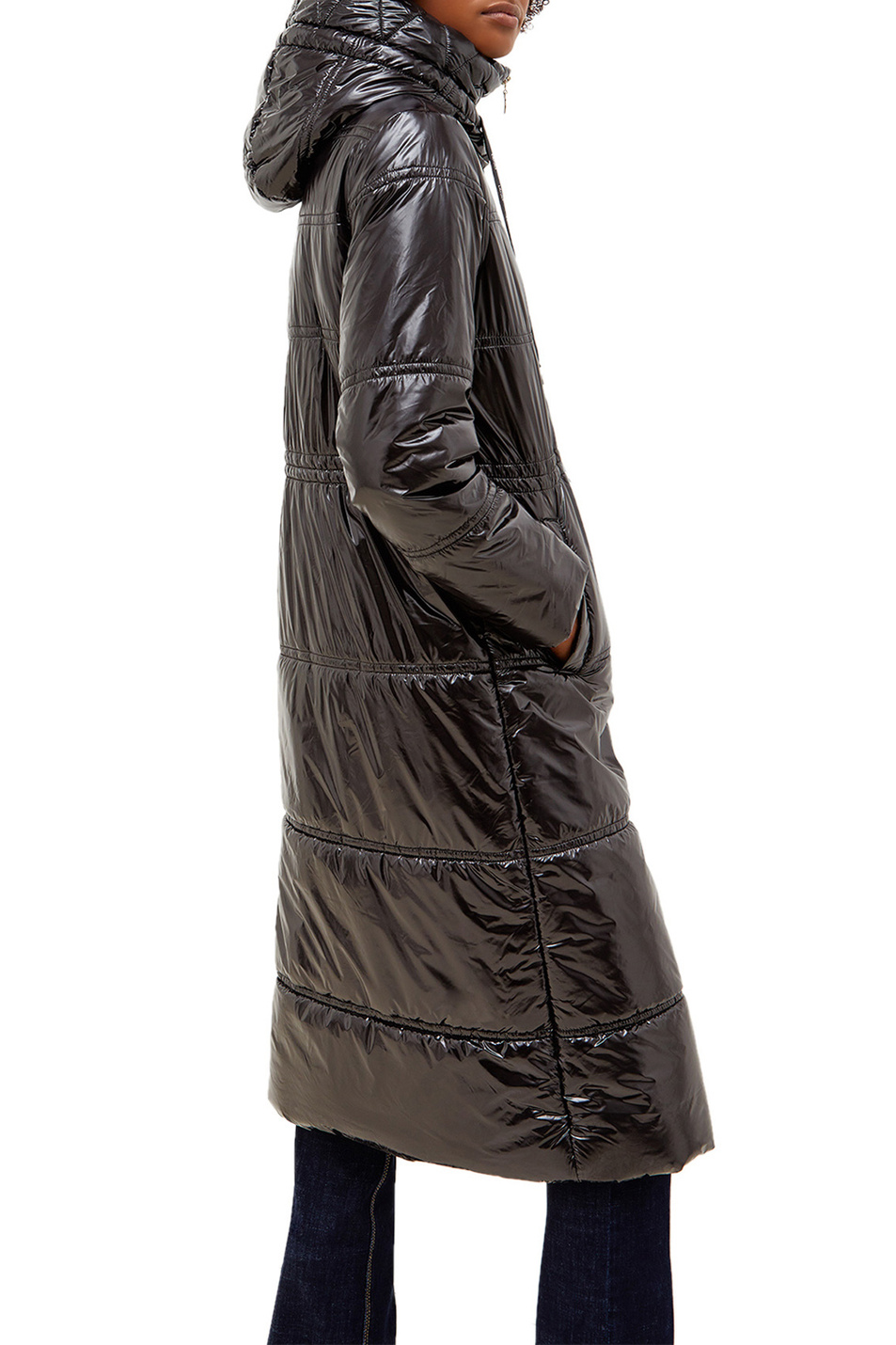Liu Jo Стеганое пальто из блестящего нейлона (цвет ), артикул TF2171T3149 | Фото 4