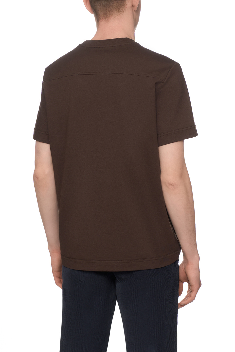 Мужской Moncler Футболка с накладным карманом (цвет ), артикул K20918C00029-89B4F | Фото 5