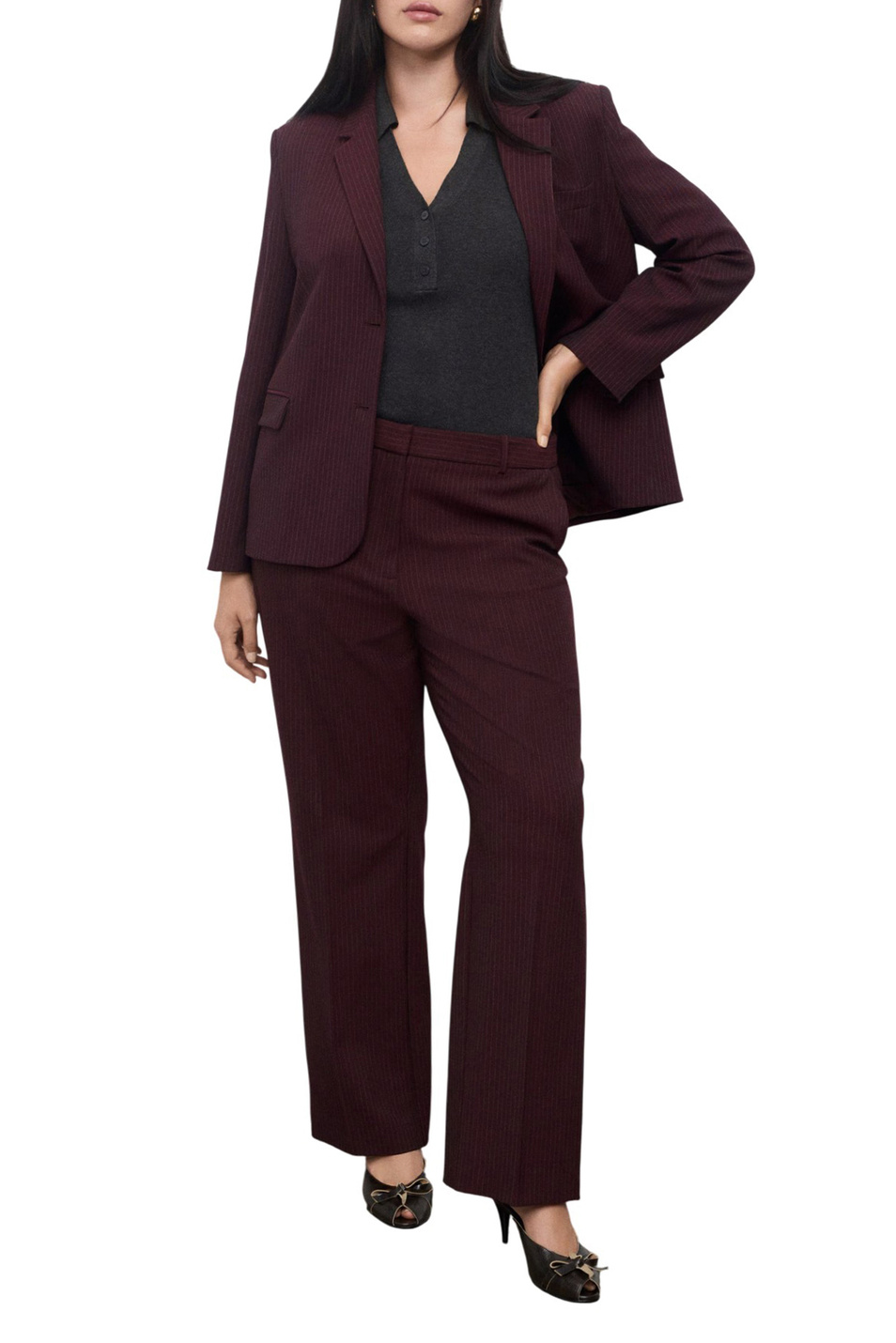 Женский Mango Брюки BERGEN прямого кроя (цвет ), артикул 17874786 | Фото 2