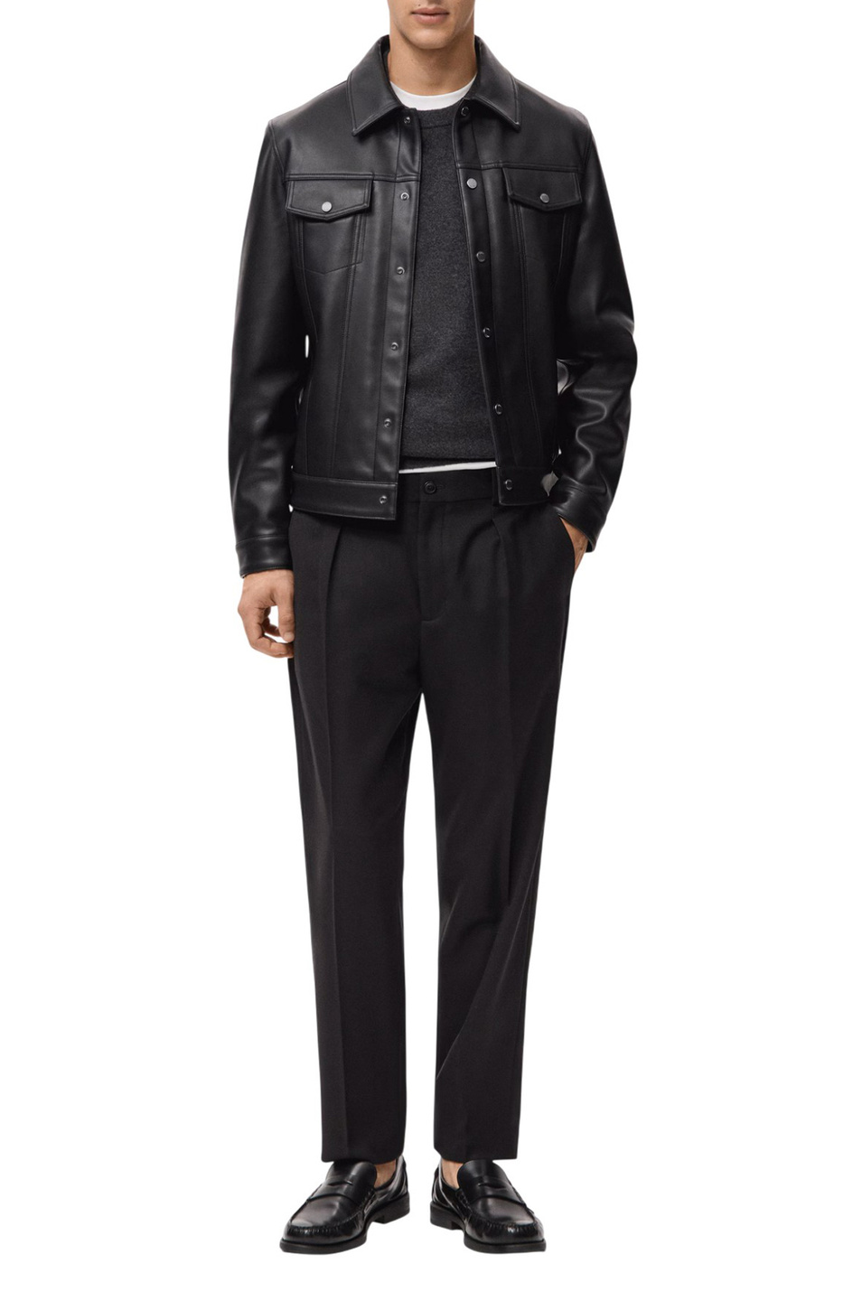 Мужской Mango Man Куртка BLAS из искусственной кожи (цвет ), артикул 27071172 | Фото 2