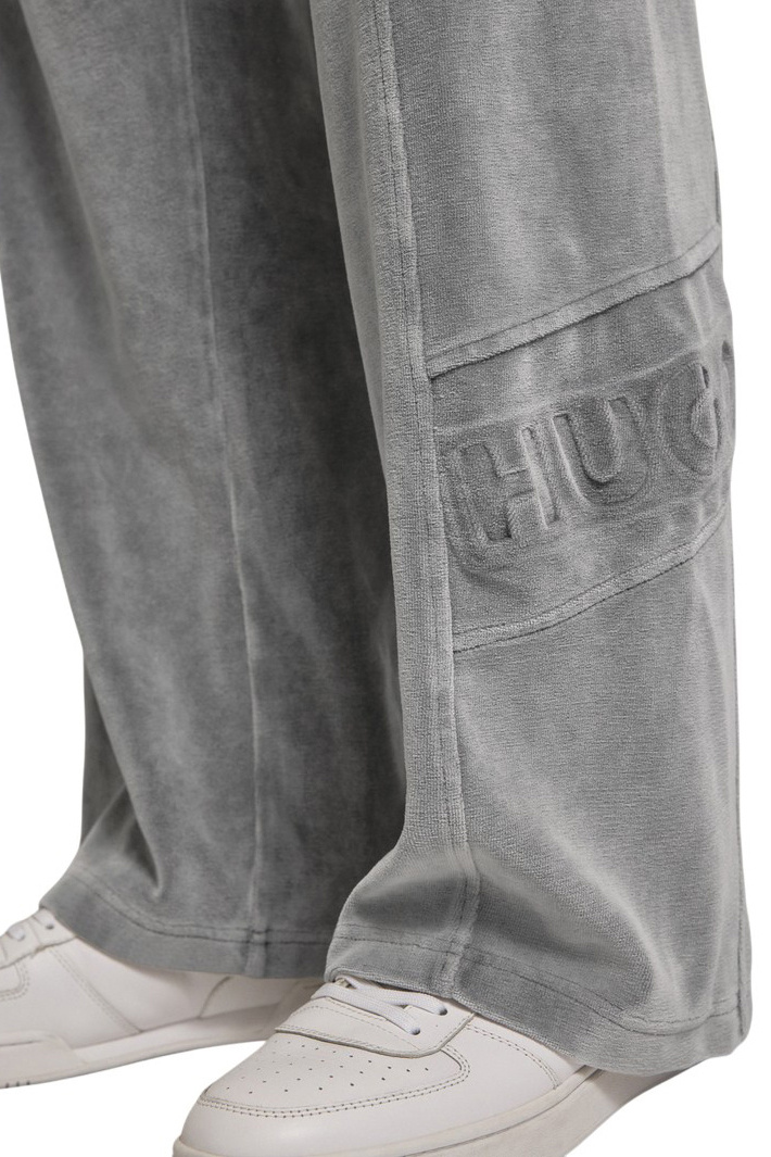 Брюки Delsoni с логотипом|Основной цвет:Серый Мужской HUGO Брюки Delsoni с логотипом (цвет ), артикул 50546702 | Фото 5