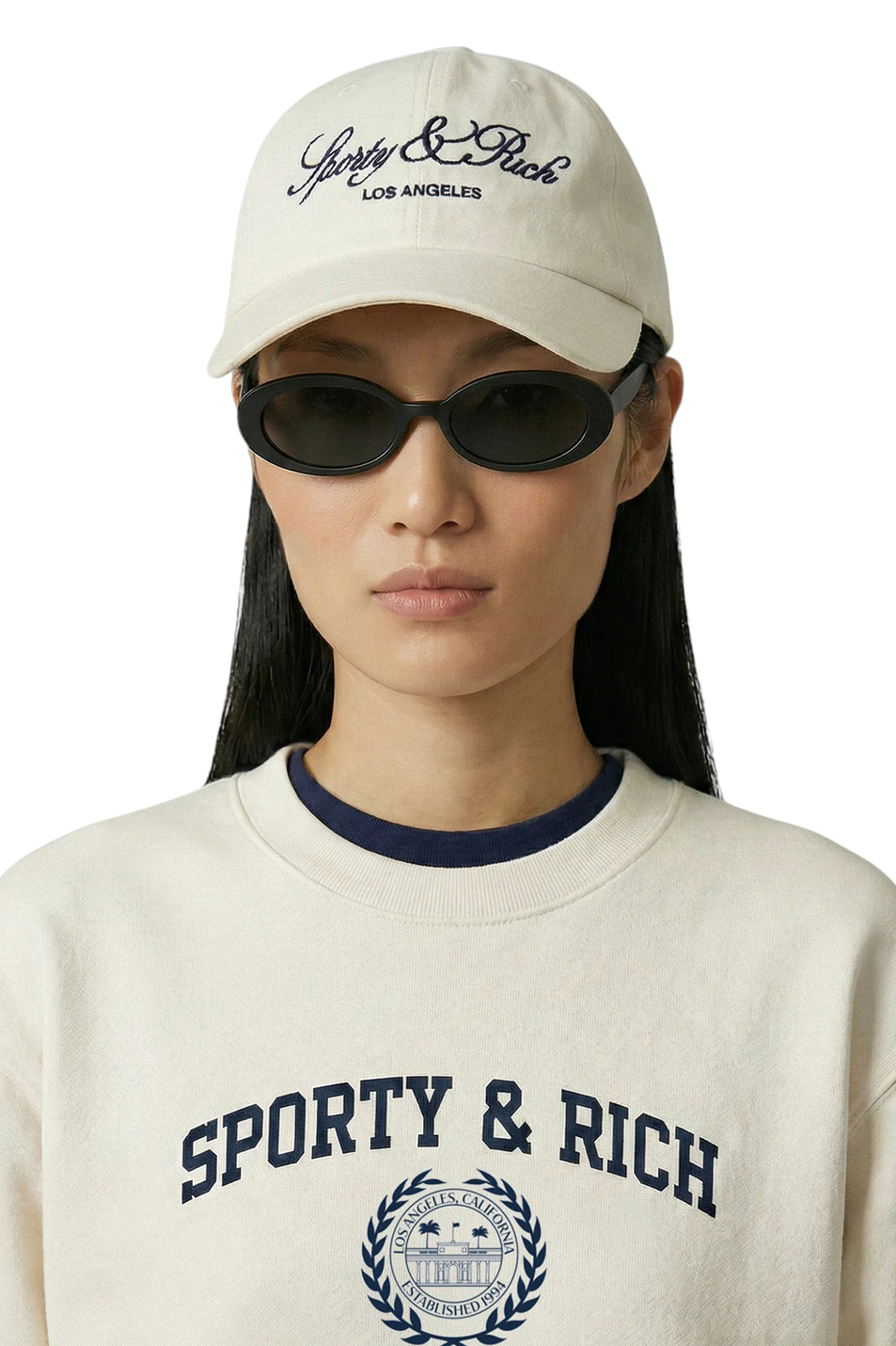Женский Sporty & Rich Кепка Vendome (цвет ), артикул AC04076269WH37 | Фото 3