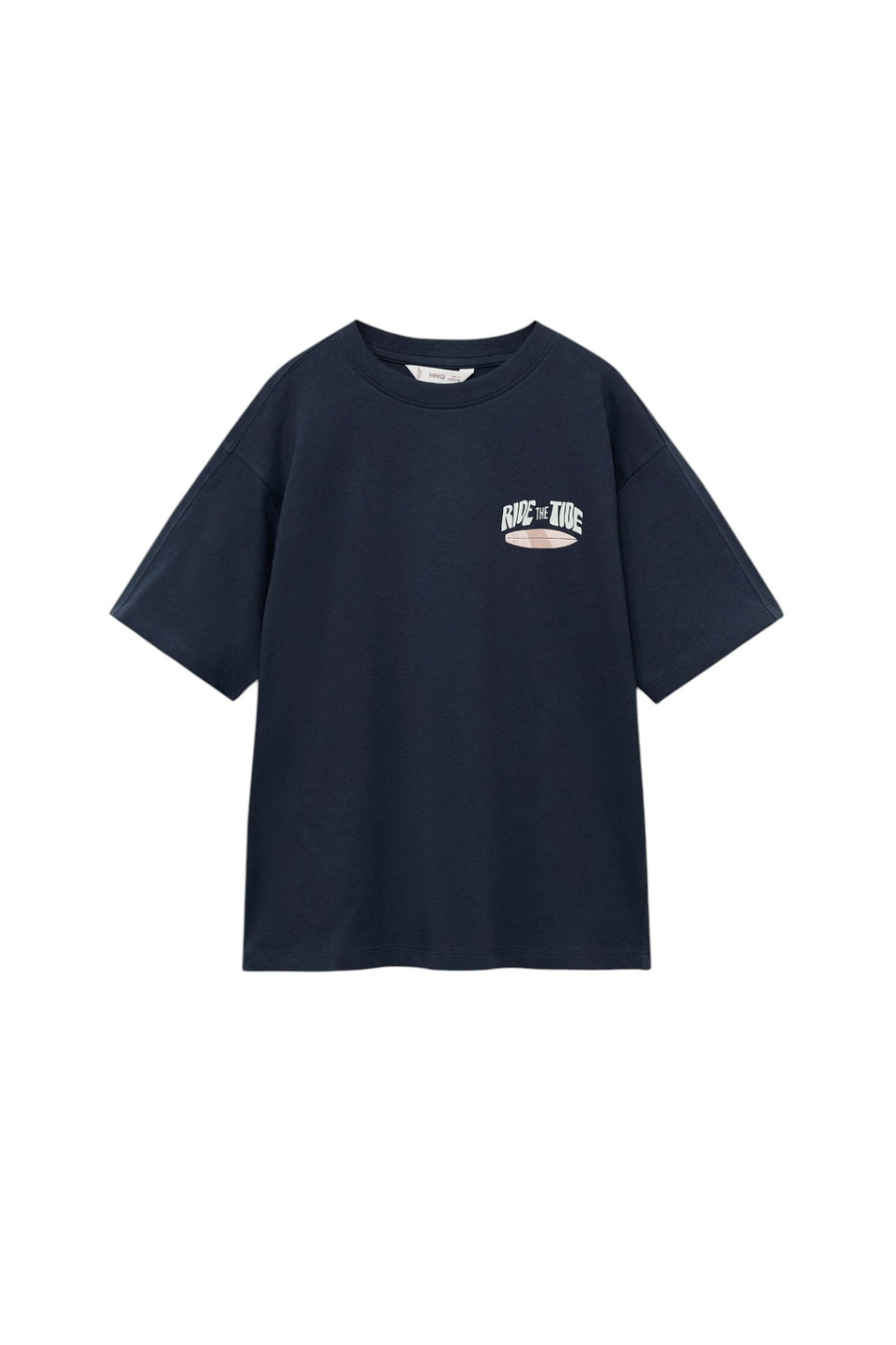 Мальчикам Mango Kids Футболка RIDETIDE из хлопка (цвет ), артикул 87017697 | Фото 1
