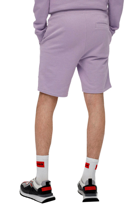 HUGO Шорты с контрастной нашивкой с лого (Фиолетовый цвет), артикул 50466196 | Фото 4