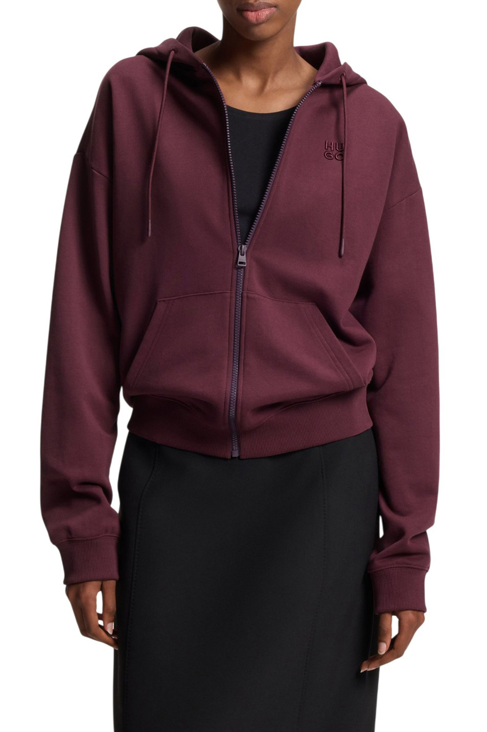 Женский HUGO Толстовка Dalfine из хлопка (цвет ), артикул 50535240 | Фото 3