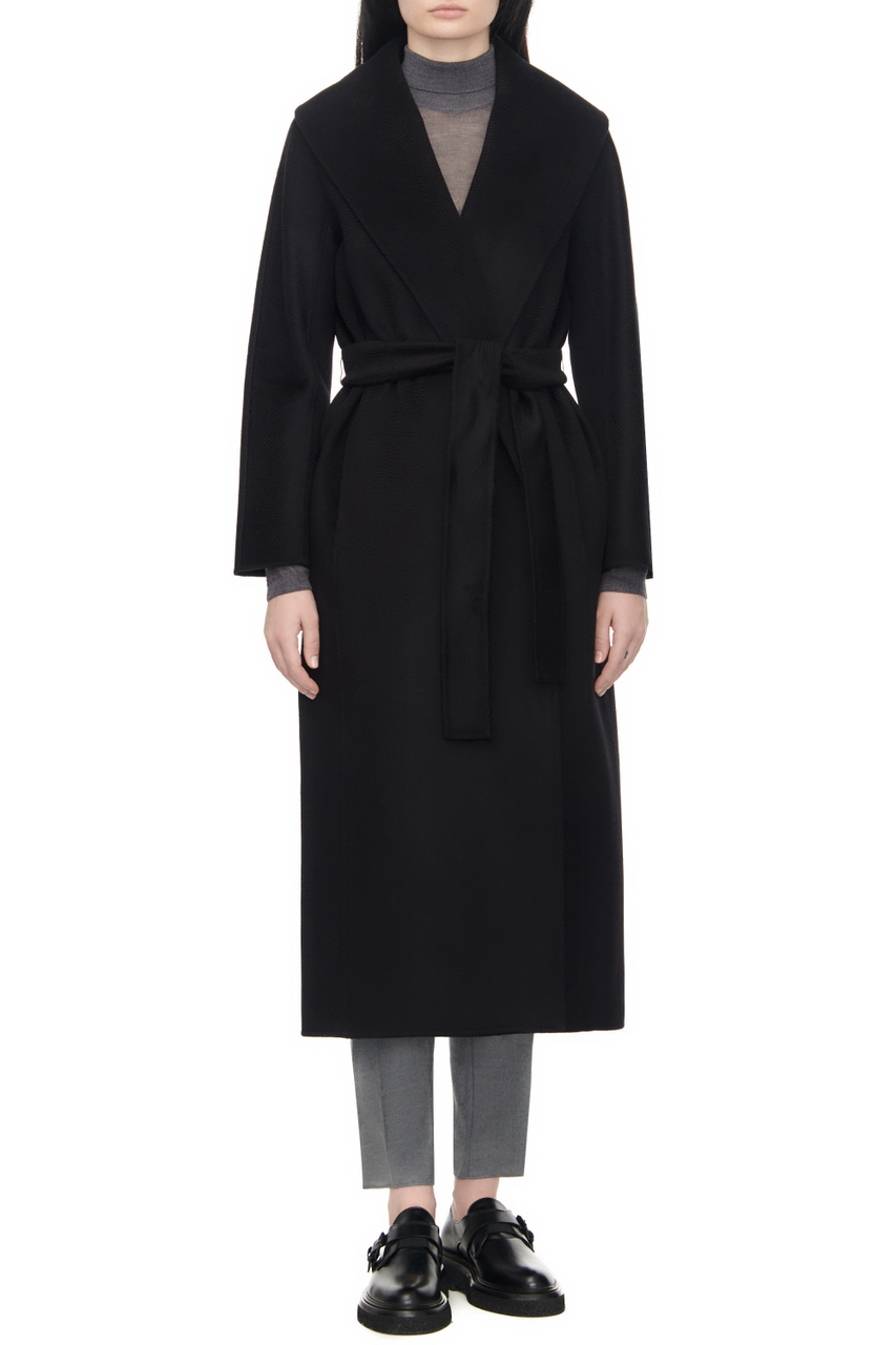 Пальто MARILU из шерсти и кашемира|Основной цвет:Черный|Артикул:2390161133 | Фото 1