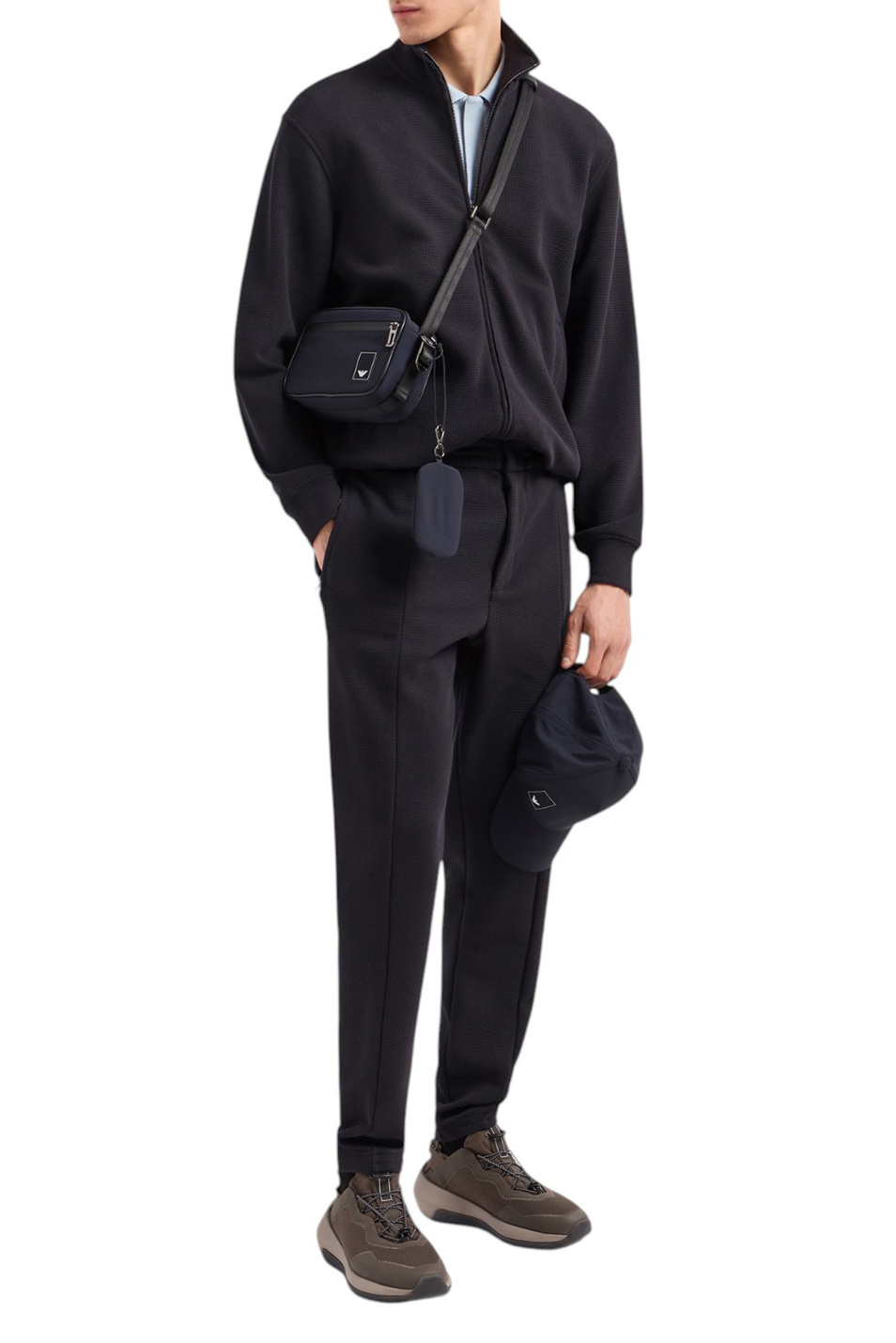 Мужской Emporio Armani Поло из хлопка (цвет ), артикул EM001146-AF13742 | Фото 2