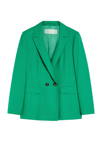 Двубортный пиджак PONY|Основной цвет:Зеленый|Артикул:70460926 | Фото 1