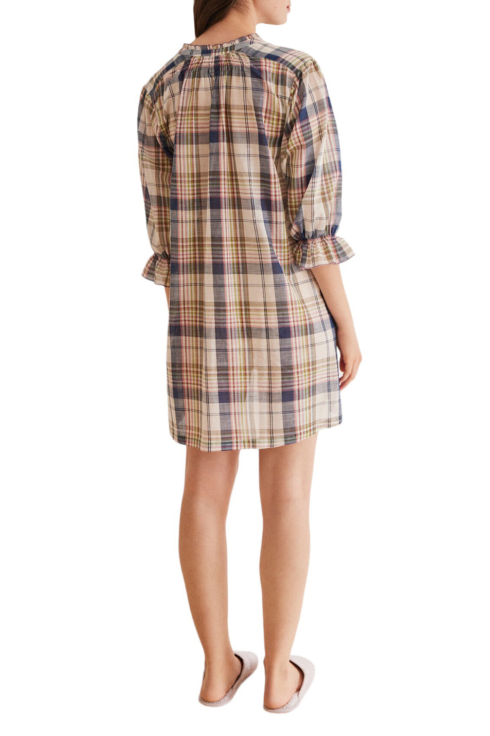Женский Women'secret Платье из натурального хлопка в клетку (цвет ), артикул 4927025 | Фото 3