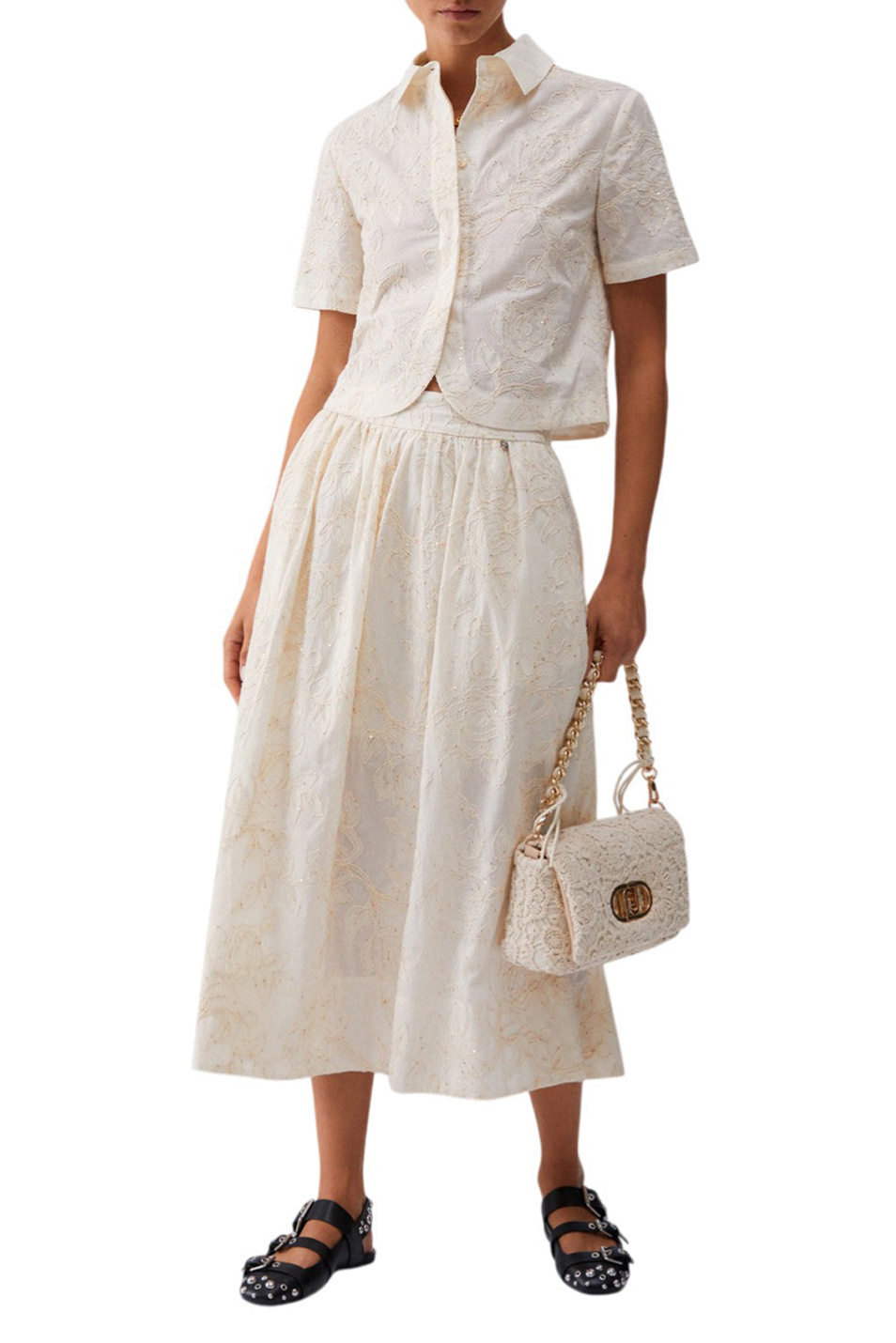 Женский Liu Jo Блузка с вышивкой (цвет ), артикул WA6508T472A | Фото 2