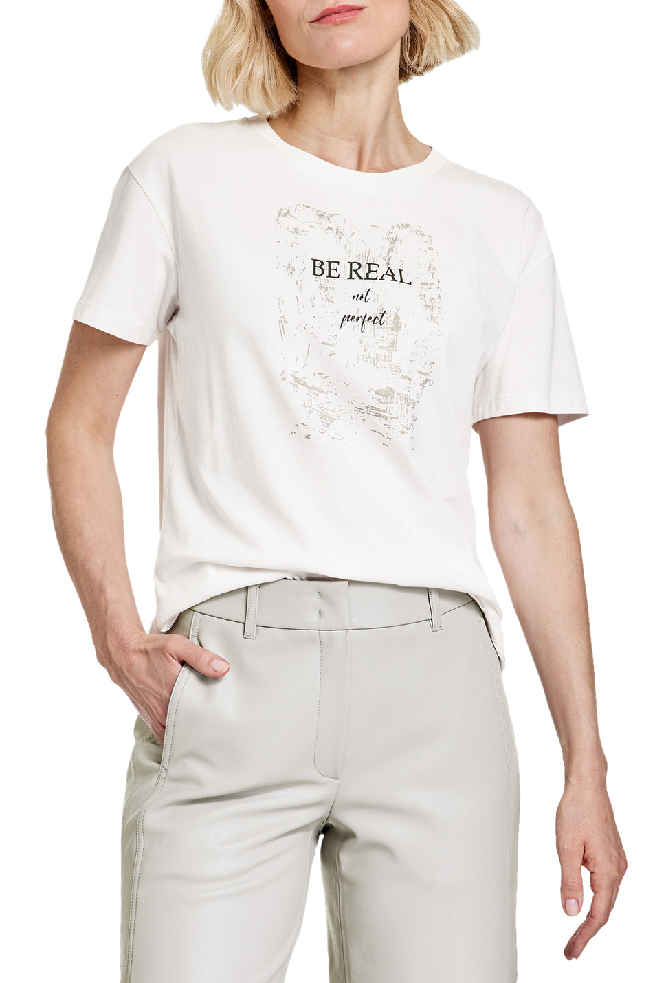 Женский Gerry Weber Футболка из натурального хлопка с принтом (цвет ), артикул 870245-35017 | Фото 3