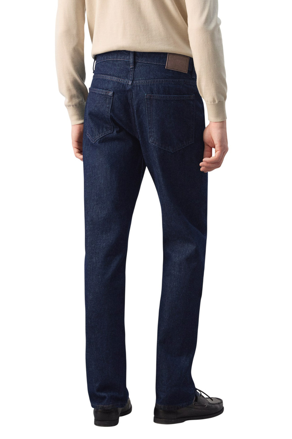 Мужской Mango Man Джинсы BOB из хлопка (цвет ), артикул 27024430 | Фото 4