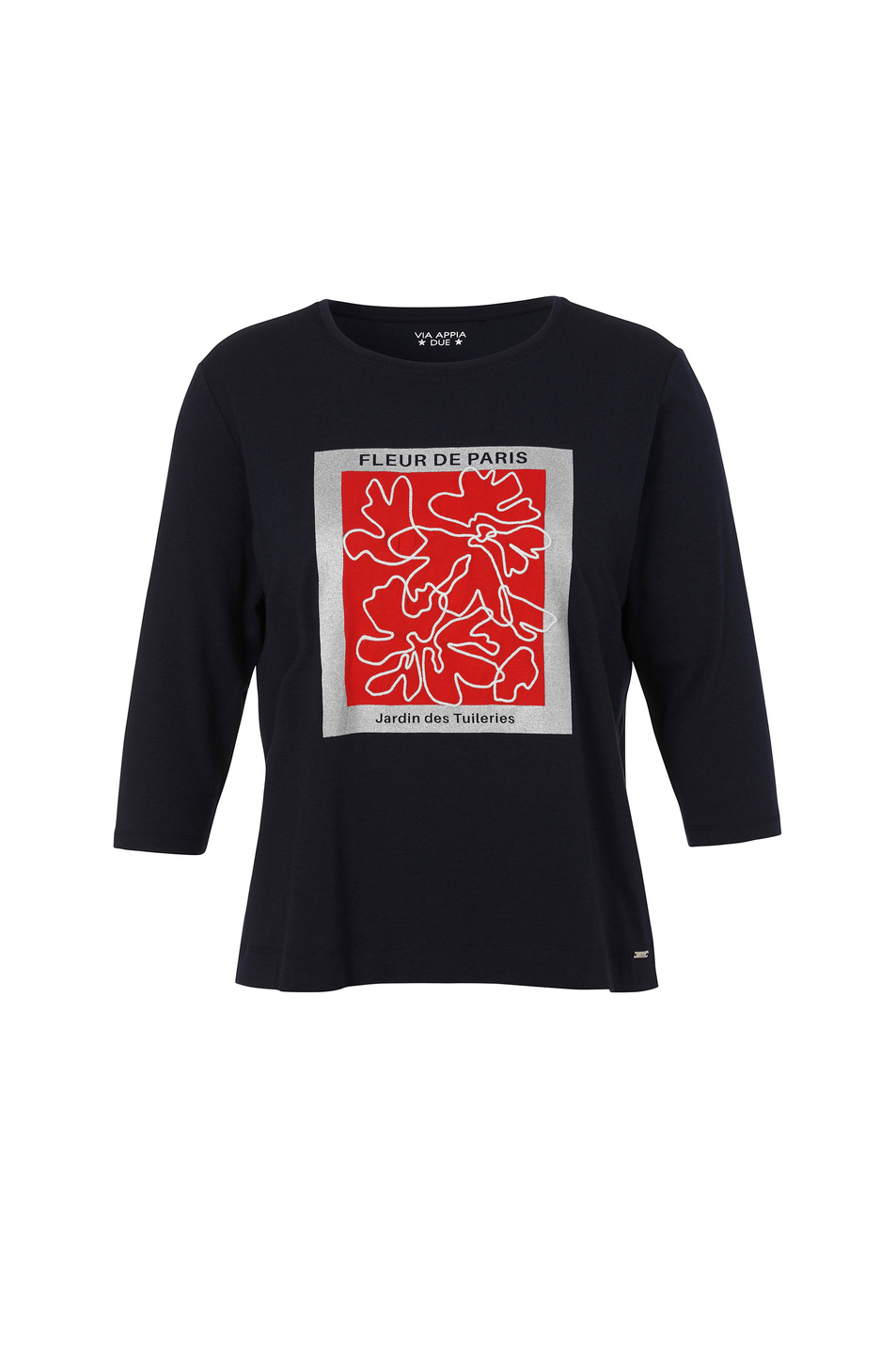 Женский Via Appia Due Лонгслив с принтом (цвет ), артикул 2611408 | Фото 1