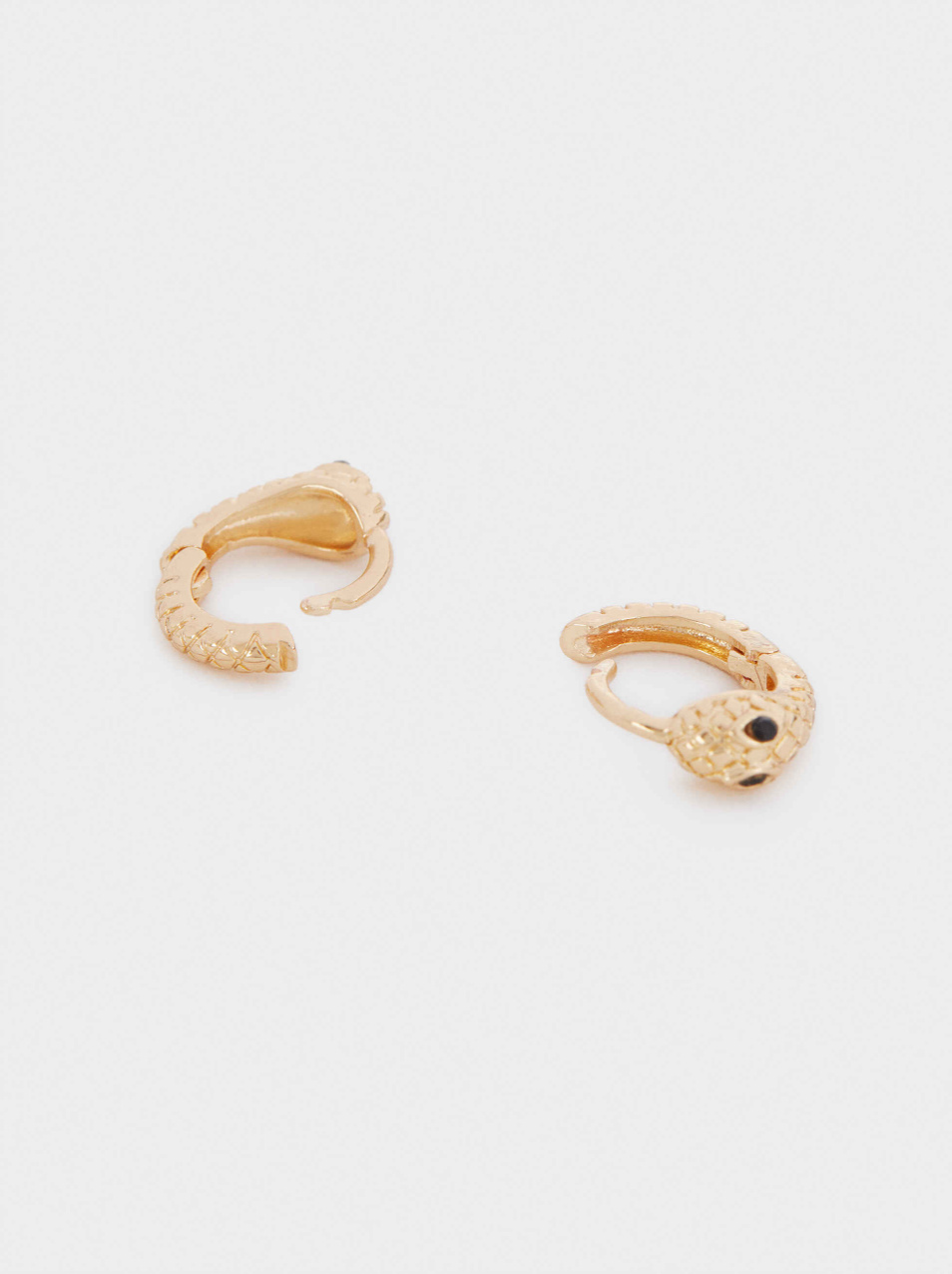 Parfois Маленькие серьги-кольца в виде змеи (цвет ), артикул 186749 | Фото 3