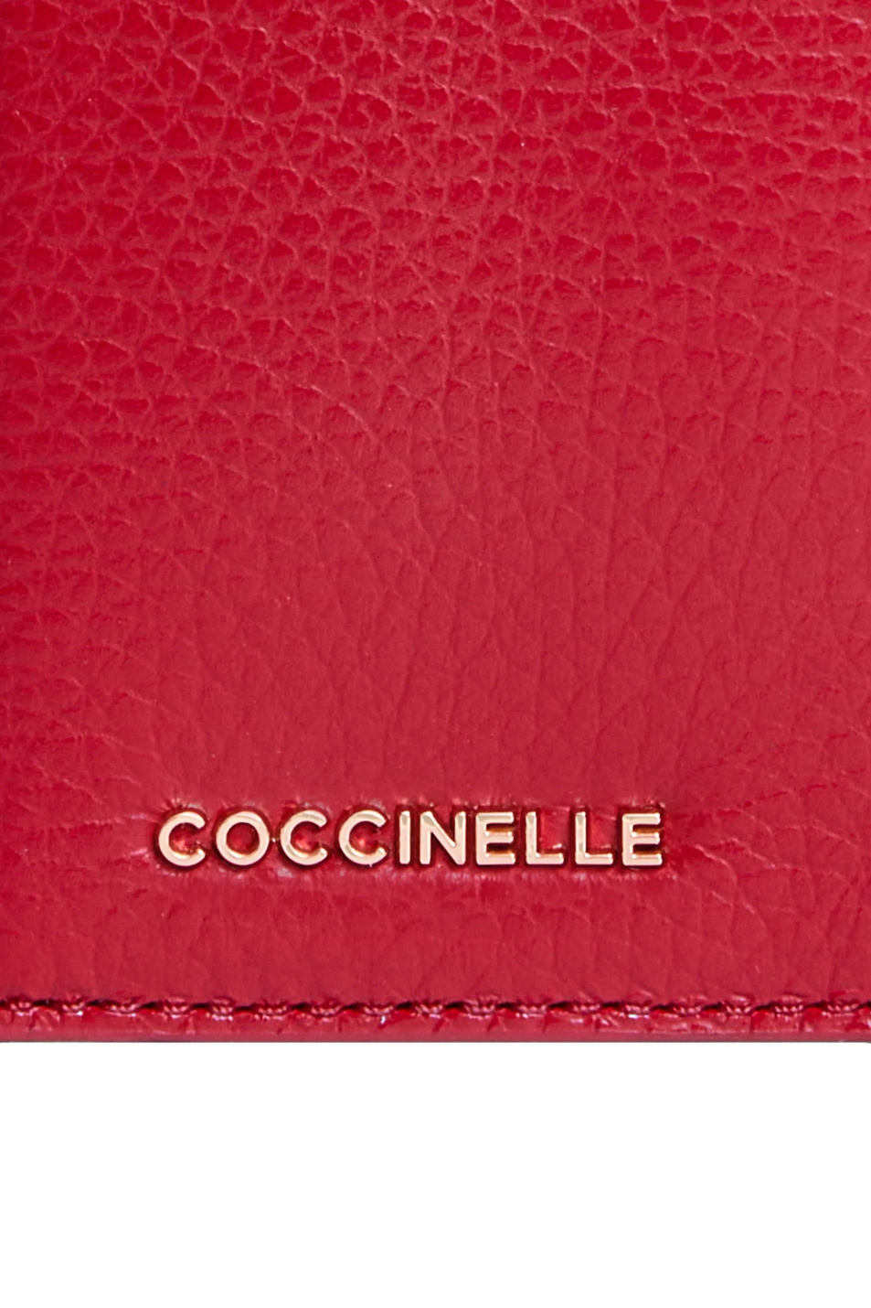 Женский Coccinelle Чехол для карт METALLIC из натуральной кожи (цвет ), артикул E2MW5174201 | Фото 4