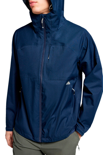 Куртка с карманами на молнии и капюшоном|Основной цвет:Синий|Артикул:0955532 | Фото 1