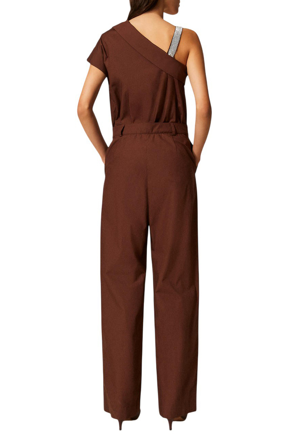 Женский TWINSET Milano Комбинезон из хлопка (цвет ), артикул 261AP2087 | Фото 4