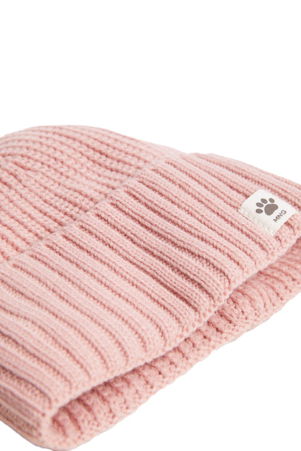 Вязаная шапка VICTORIH|Основной цвет:Розовый|Артикул:37015953 | Фото 2