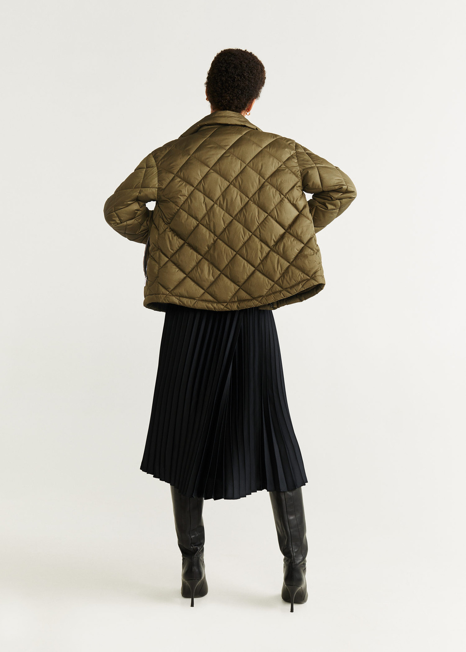 Куртка TICTAC|Основной цвет:Хаки Женский Mango Куртка TICTAC (цвет ), артикул 53037019 | Фото 4