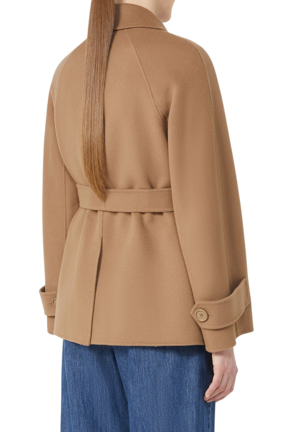 Женский Max Mara Полупальто LOUIS из шерсти (цвет ), артикул 2529086021 | Фото 4