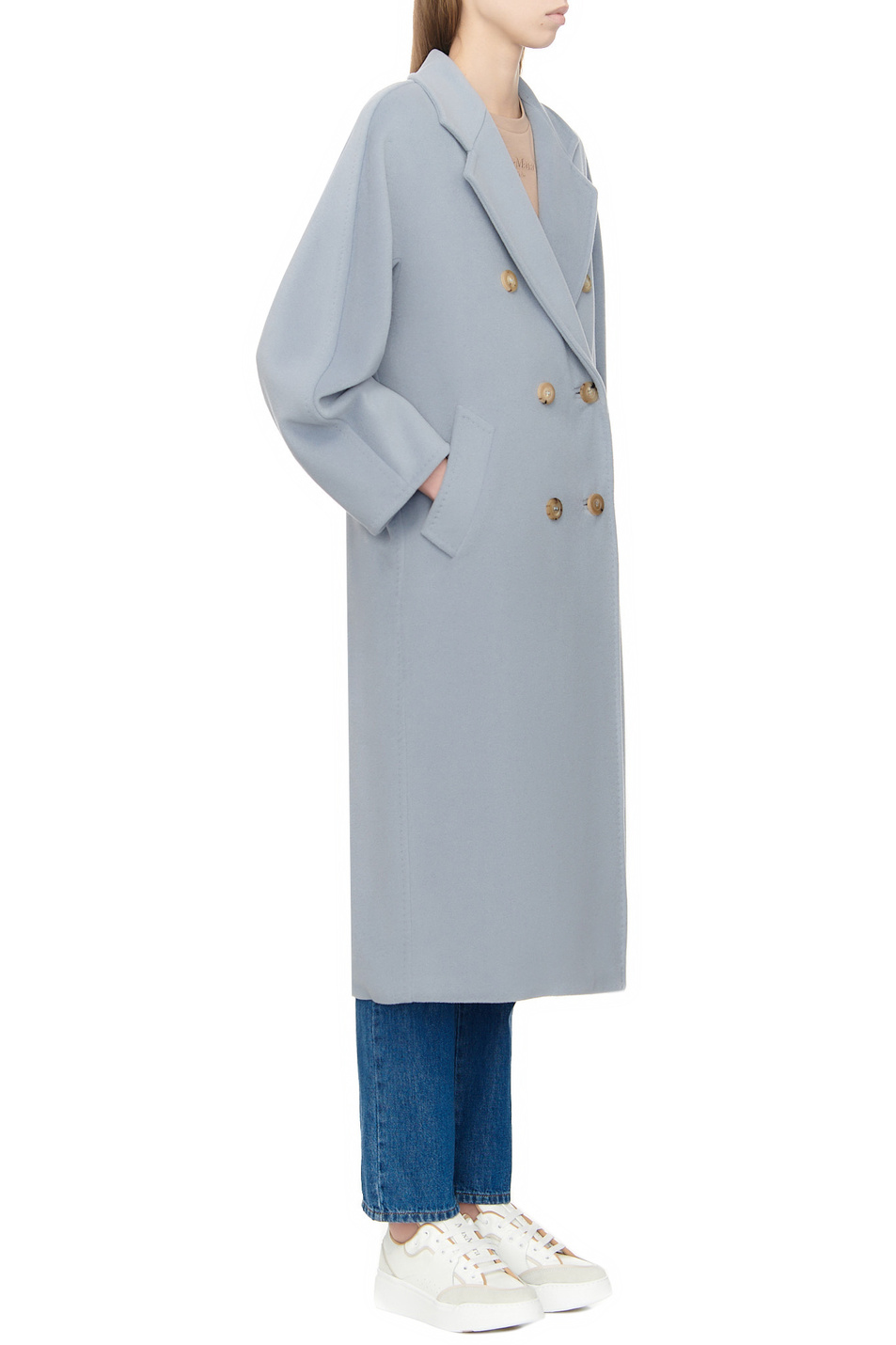 Женский Max Mara Пальто MADAME из шерсти и кашемира (цвет ), артикул 2310180133 | Фото 3