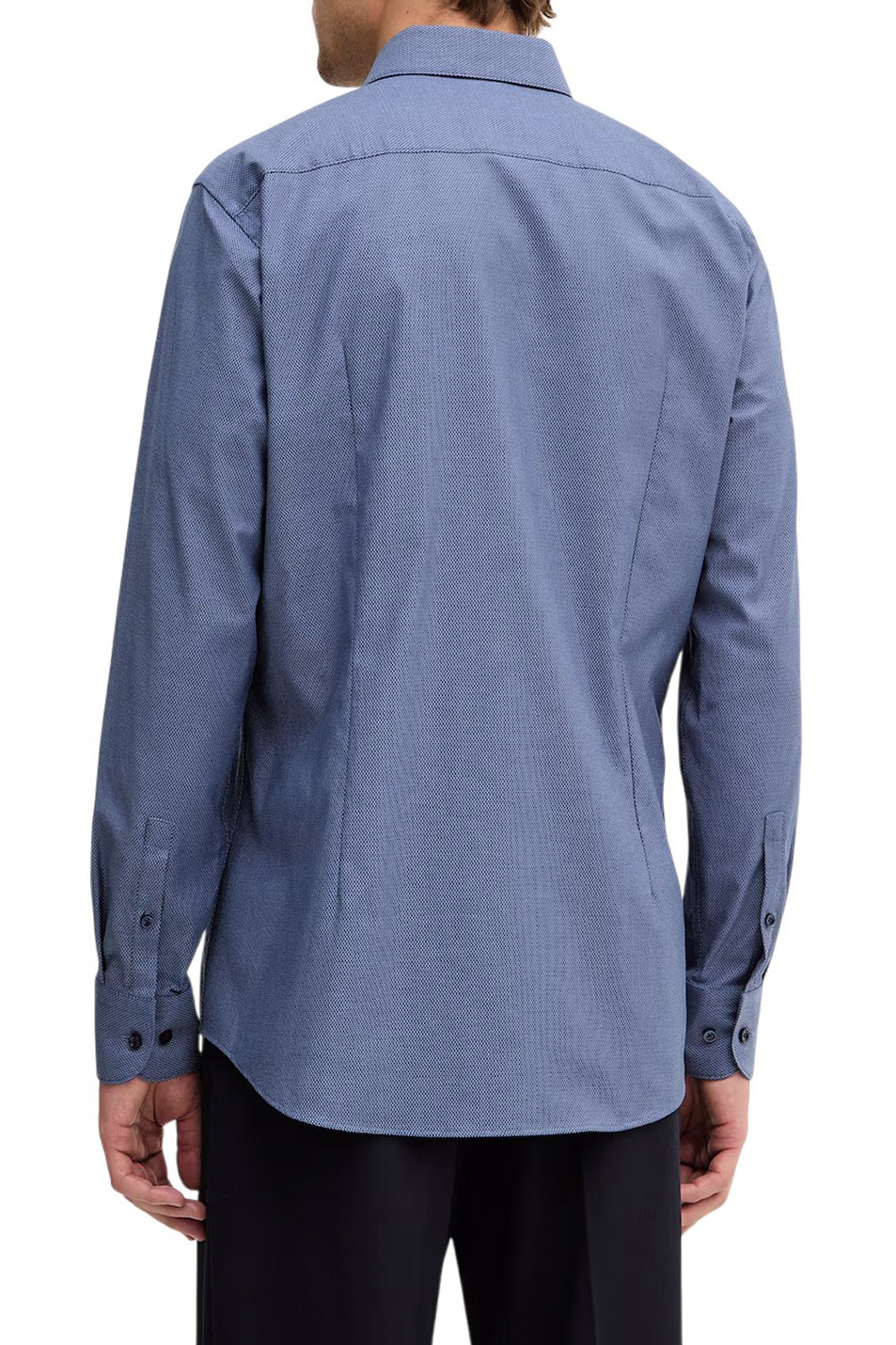 Мужской BOSS Рубашка H-HANK из эластичного хлопка (цвет ), артикул 50490934 | Фото 5
