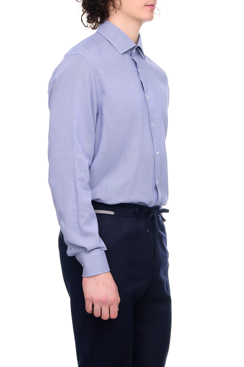 Мужской Corneliani Рубашка из натурального хлопка (цвет ), артикул 91P100-3111267 | Фото 3