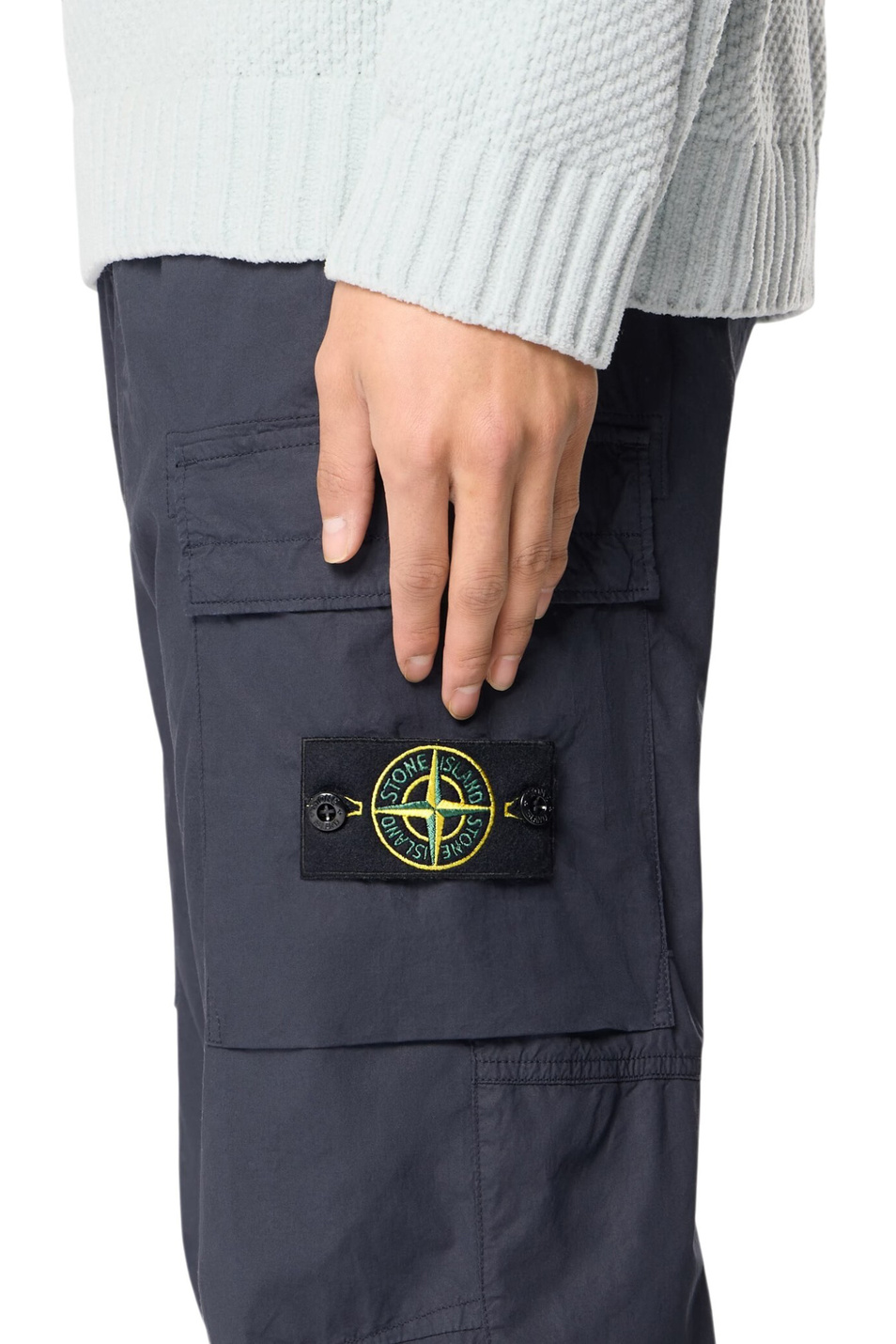 Мужской Stone Island Брюки карго однотонные (цвет ), артикул L1S153100031-S0003 | Фото 5
