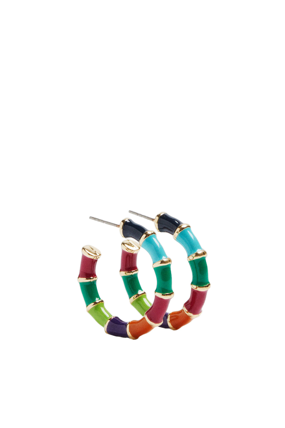 Parfois Серьги-кольца разноцветные (цвет ), артикул 176549 | Фото 1