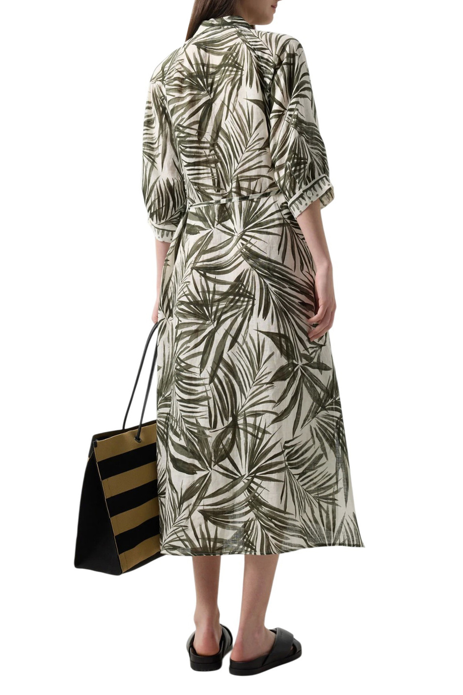 Платье CATELYN-1 с принтом|Основной цвет:Зеленый Женский Bogner Платье CATELYN-1 с принтом (цвет ), артикул 66111255 | Фото 4