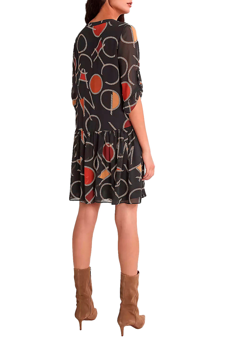 Comma Платье с оборками на пуговицах (цвет ), артикул 81.108.82.X128 | Фото 3