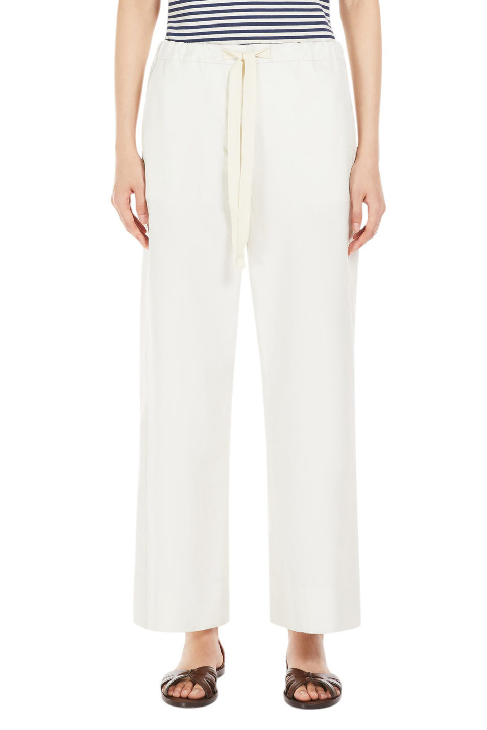 Женский Max Mara Брюки ARGENTO из хлопка (цвет ), артикул 2519131013 | Фото 3