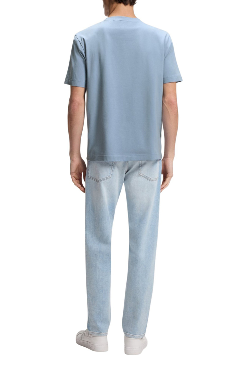 Мужской BOSS Футболка TChup из эластичного хлопка с логотипом (цвет ), артикул 50473278 | Фото 4