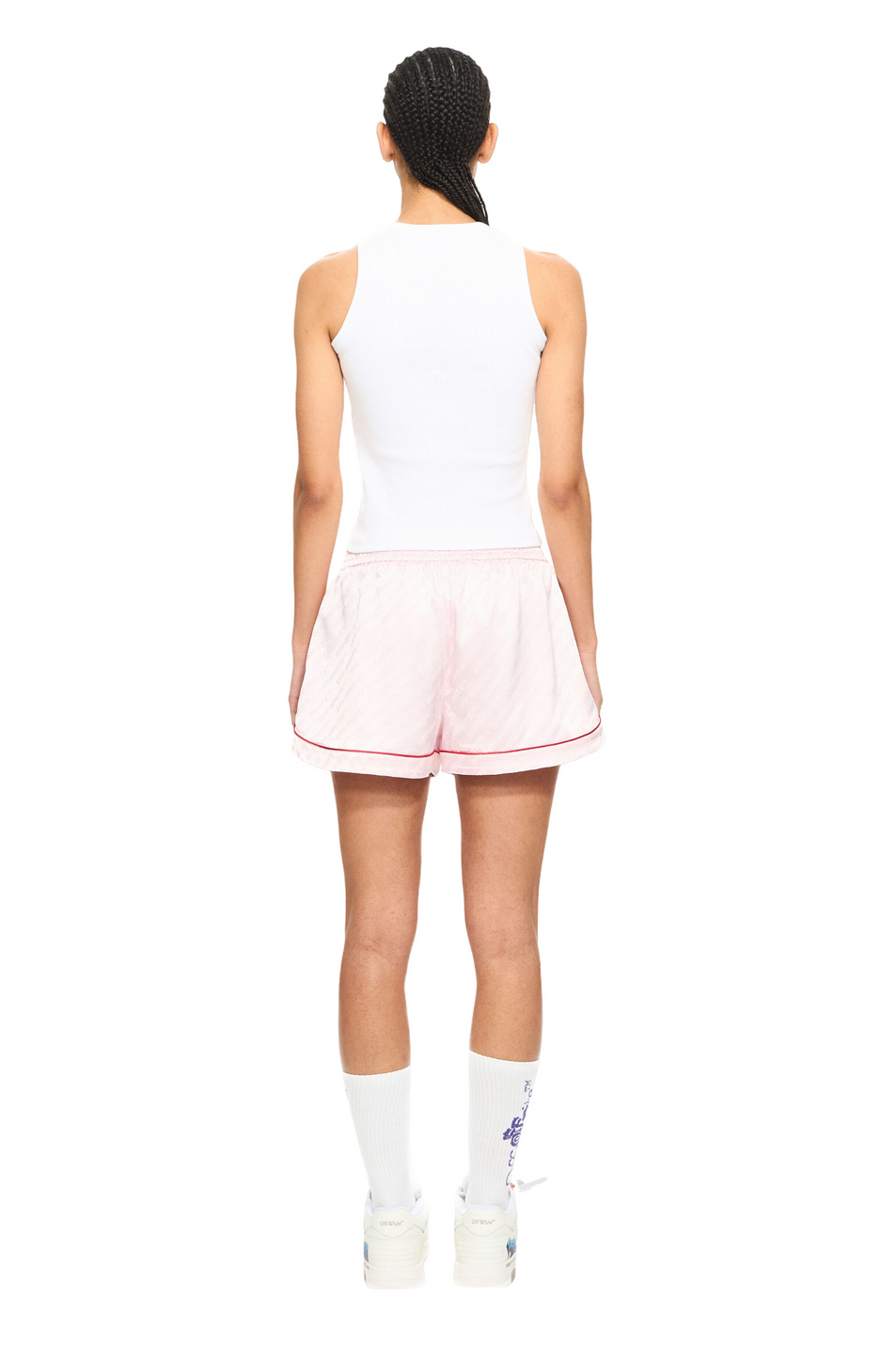 Женский Off-White Топ с логотипом (цвет ), артикул OWAD236C99JER0010110 | Фото 4