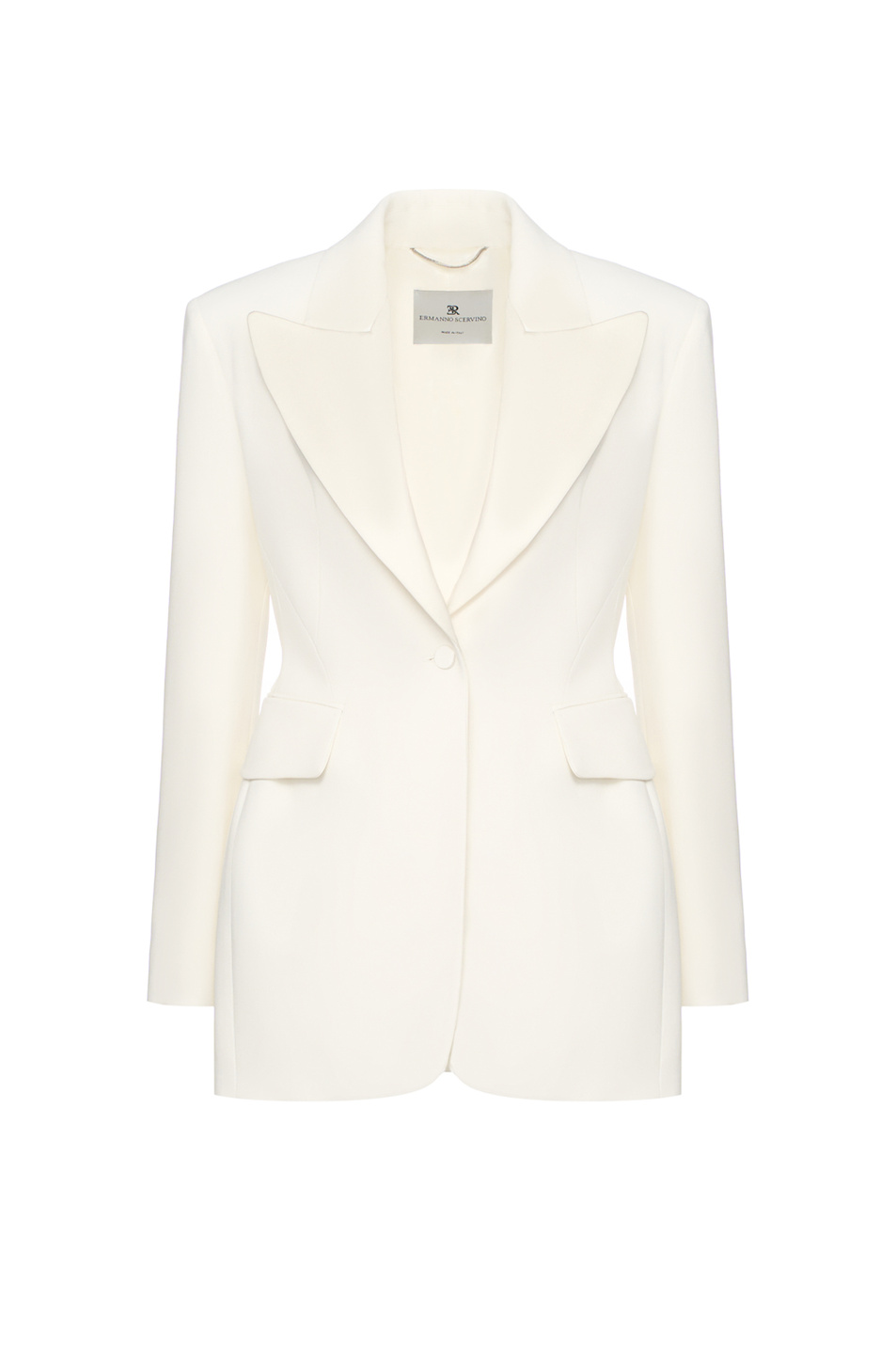 Женский ERMANNO SCERVINO Пиджак с атласными лацканами (цвет ), артикул D476I704TEILM | Фото 1