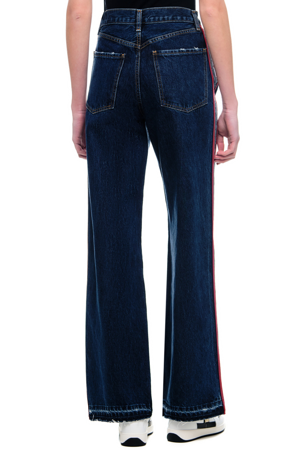 Женский Red Valentino Джинсы из натурального хлопка (цвет ), артикул 2R3DD05Y6Q5 | Фото 6