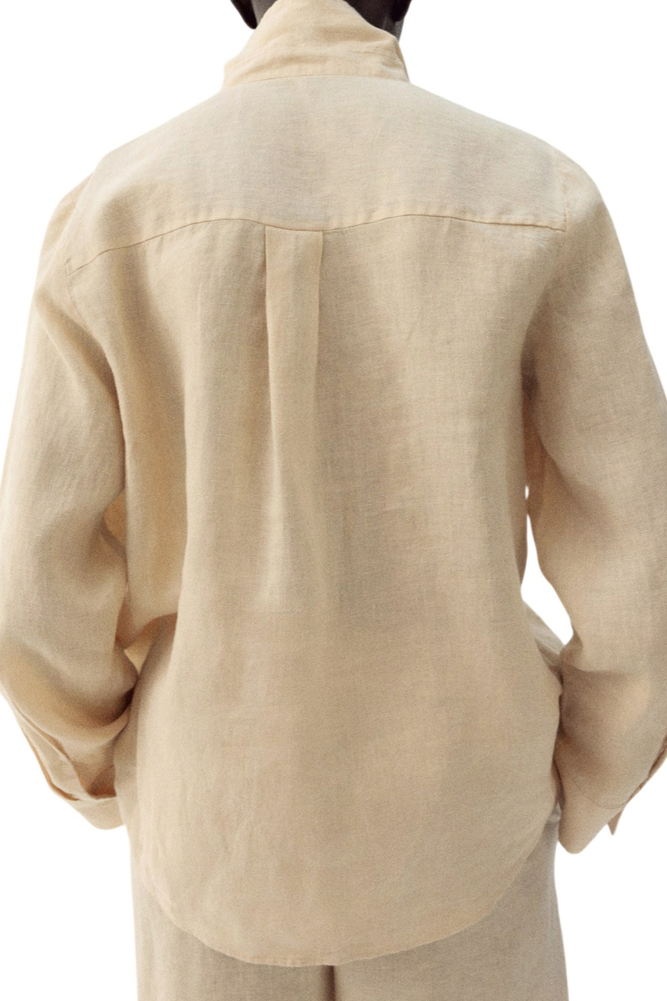 Женский Mango Рубашка LINO из льна (цвет ), артикул 27096345 | Фото 4