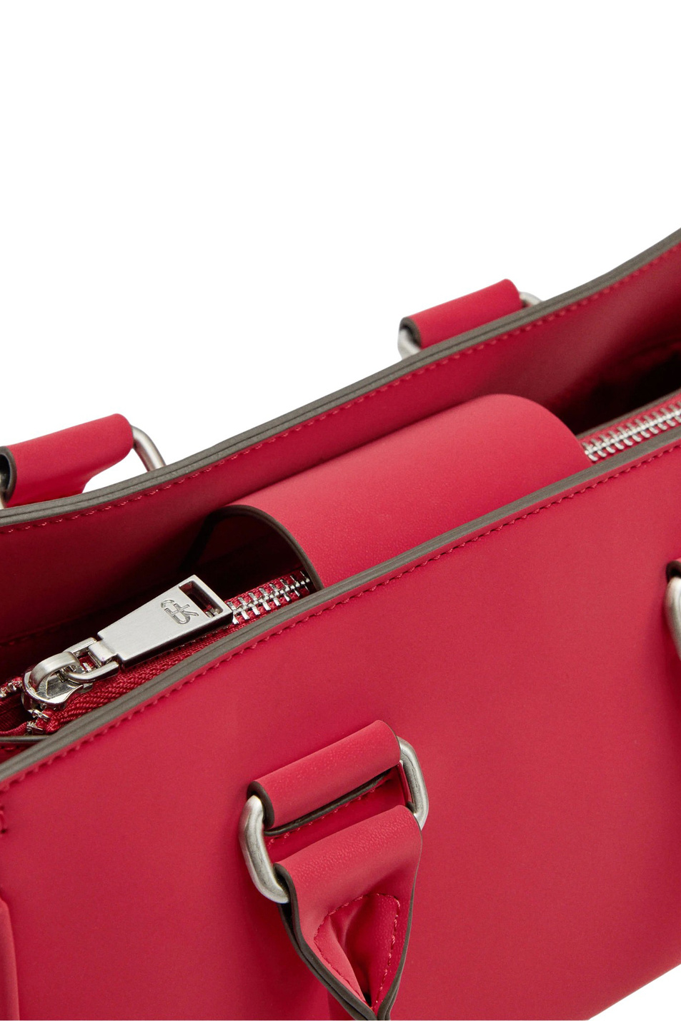 Женский Parfois Сумка-шопер с мягкой текстурой (цвет ), артикул 241002 | Фото 4