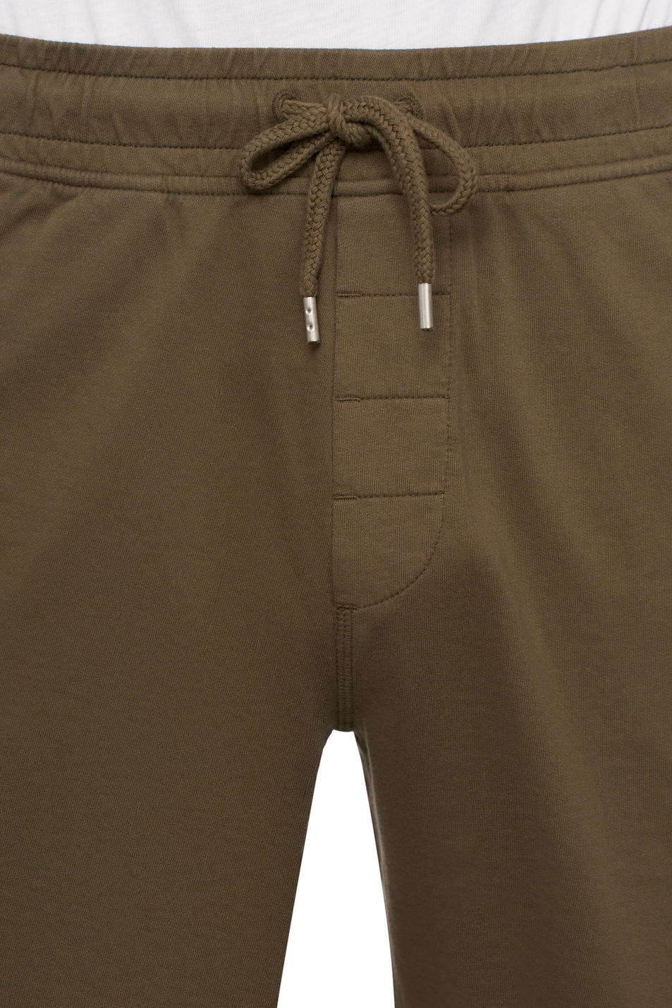 Шорты из хлопка|Основной цвет:Хаки Мужской C.P. Company Шорты из хлопка (цвет ), артикул 18CMSB069A002246G | Фото 6