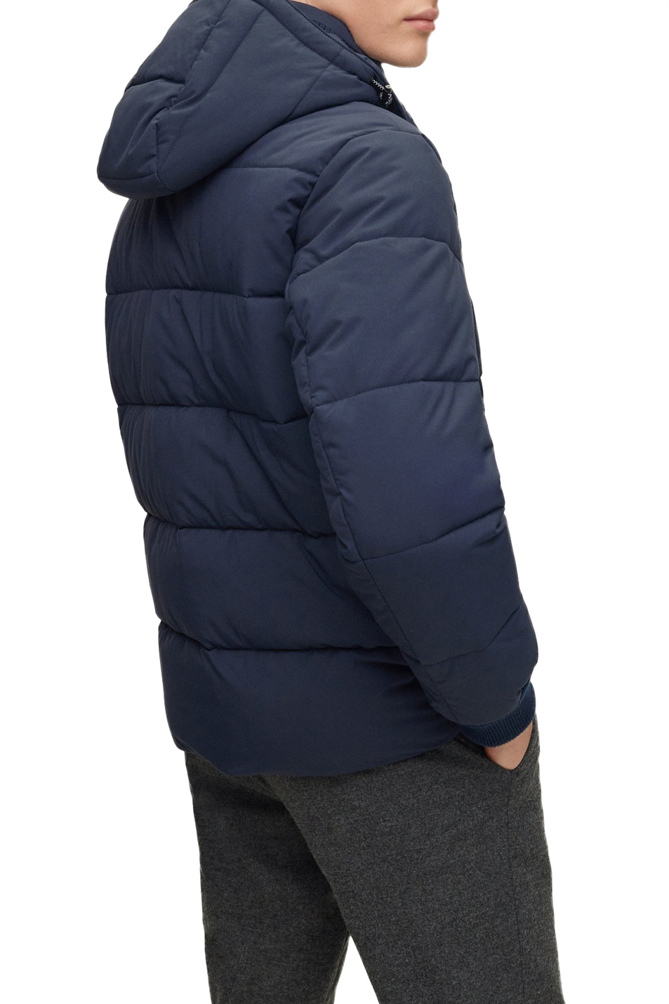 Мужской BOSS Водоотталкивающая куртка со съемным капюшоном (цвет ), артикул 50478378 | Фото 4